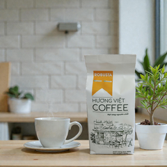 Cà Phê Robusta Rang Mộc Nguyên Chất DEVA COFFEE - Thức Uống Đậm Vị Cafe Nguyên Hạt Thơm Ngon, Hương Việt Coffee 500g, 1000g