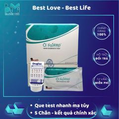 Que Test Nhanh Ma Túy Tổng Hợp 5 Chân FaStep USA - Kiểm Tra Chất Gây Nghiện An Toàn và Hiệu Quả Trong 5 Phút