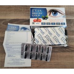 Viên Bổ Mắt Eyes Bright Gold - Hỗ Trợ Cải Thiện Thị Lực, Giảm Nhức Mỏi, Bổ Sung Omega 3, Dầu Gấc, Việt Quất 410495