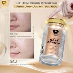 Viên Uống Yến Sào Trẻ Hóa Da Đa Tầng Nest Beauty - Công Thức Úc, Bổ Sung Collagen, Glutathione, Dưỡng Da Từ Gốc Rễ, 90 Viên/Hộp