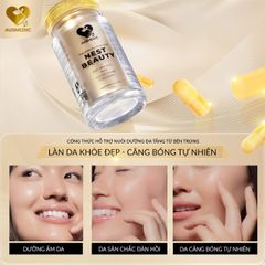 Viên Uống Yến Sào Nest Beauty - Cung Cấp Độ Ẩm, 90 Viên, Hỗ Trợ Trẻ Hóa Da Từ Yến Sào Nguyên Chất 9000mg