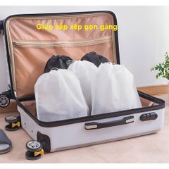 Túi Đựng Giày Dép DAVINCIA - Túi Dây Rút Bảo Quản, Chất Liệu Vải Không Dệt Siêu Thoáng Khí, Giải Pháp Hoàn Hảo Khi Du Lịch