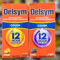 Siro Giảm Ho Delsym 12 Giờ 148ml - Hàng Mỹ Nhập Khẩu - Vị Cam/Nho - An Toàn Cho Bé