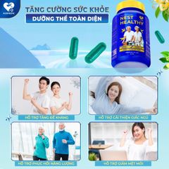 Viên Uống Yến Sào Nest Healthy Ausmedic - Tăng Cường Miễn Dịch, Cải Thiện Giấc Ngủ, 22.500MG Yến Sào, Phù Hợp Cho Mọi Đối Tượng