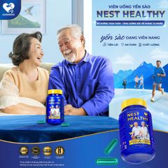 Viên Uống Yến Sào Nest Healthy Ausmedic - Tăng Cường Miễn Dịch, Cải Thiện Giấc Ngủ, 22.500MG Yến Sào, Phù Hợp Cho Mọi Đối Tượng