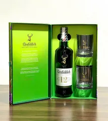 Rượu Whisky Glenfiddich Single Malt 12 Năm Hộp Quà Tặng - Hương Trái Cây Mượt Mà Từ Scotland