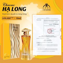 Nước Hoa Nữ Charme Miracle 80ml - Hương Pháp Thanh Lịch, Gợi Cảm Dành Cho Phụ Nữ - Thích Hợp Mọi Dịp