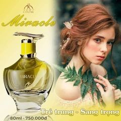 Nước Hoa Nữ Charme Miracle 80ml - Hương Pháp Thanh Lịch, Gợi Cảm Dành Cho Phụ Nữ - Thích Hợp Mọi Dịp