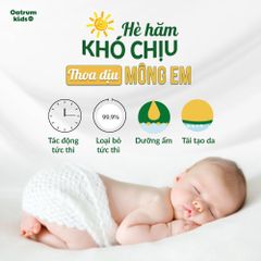 Gel giảm hăm Nhân Hưng Oatrum Kids 20g - Điều trị trầy xước, hăm, côn trùng đốt cho trẻ em, phục hồi da hiệu quả