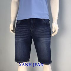 Quần sọt jean nam co giãn, cao cấp, quần sọt jean nam ống rộng, jean nam big size