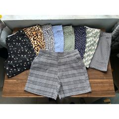 Quần Short Nữ Kaki Cotton Co Giãn Họa Tiết Karo - Thời Trang Nữ Thanh Lịch Cho Mọi Cô Gái