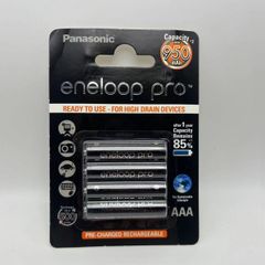 Pin Sạc Panasonic Eneloop Pro AA/AAA 1.2V Ni-MH 2550mAh/950mAh - Tái Sử Dụng, Chu Kỳ Sạc 2100 Lần, Dung Lượng Cao, Bảo Vệ Môi Trường