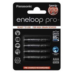 Pin Sạc Panasonic Eneloop Pro AA/AAA 1.2V Ni-MH 2550mAh/950mAh - Tái Sử Dụng, Chu Kỳ Sạc 2100 Lần, Dung Lượng Cao, Bảo Vệ Môi Trường