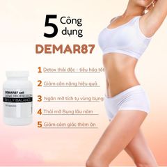 Viên Uống Hỗ Trợ Giảm Mỡ Bụng Demar 87 Cell Genie Professional - Giải Pháp Giảm Cân Hiệu Quả cho Vóc Dáng Thon Gọn 130 Viên