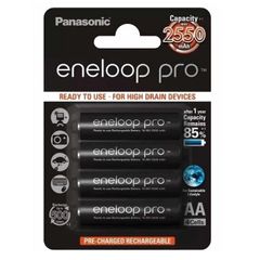 Pin Sạc Panasonic Eneloop Pro AA/AAA 1.2V Ni-MH 2550mAh/950mAh - Bộ Sạc Tiện Lợi, Tái Sử Dụng, Xuất Xứ Nhật Bản