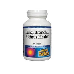 Natural Factors Lung, Bronchial & Sinus Health 90 Viên - Hỗ Trợ Sức Khỏe Hô Hấp và Phổi - Hàng Mỹ Chính Hãng