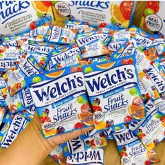 Kẹo Dẻo Trái Cây Welch's Fruit Snacks 90 Gói - Ngọt Ngào, Bổ Dưỡng, Giàu Vitamin C, Không Chất Béo, An Toàn Cho Trẻ Em