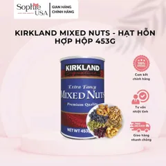 Hạt Sấy Hỗn Hợp Kirkland 453g - Hạt Dinh Dưỡng Nguồn Cung Cấp Năng Lượng, Chất Béo Tốt, Tốt Cho Tim Mạch