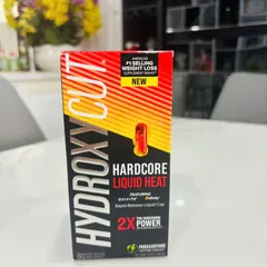 Viên uống giảm cân Hydroxycut Weight Loss Hardcore 60 viên - Giúp đốt mỡ và tăng cường trao đổi chất hiệu quả tại Mỹ