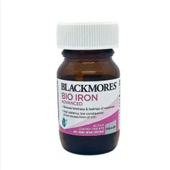 Viên Uống Bổ Sung Sắt Blackmores Bio Iron Advanced - Hỗ Trợ Năng Lượng và Sản Sinh Hồng Cầu - 30 Viên Úc
