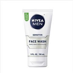 Sữa Rửa Mặt Nivea Men Sensitive 100ml - Gel Rửa Mặt Dành Cho Da Nhạy Cảm, Instant Relief, Giảm Kích Ứng, Làm Sạch Dịu Nhẹ