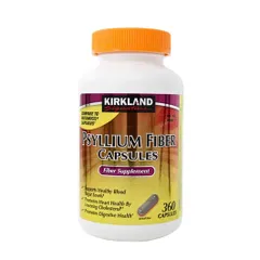 Viên Uống Kirkland Psyllium Fiber 360 Viên - Hỗ Trợ Tiêu Hóa, Ổn Định Đường Huyết, Tốt Cho Tim Mạch và Khỏe Mạnh Tổng Thể