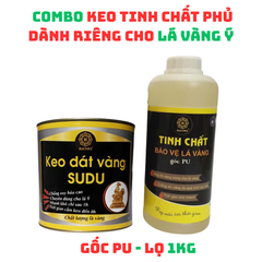 Combo Keo Dát Vàng Sudu và Tinh Chất Bảo Vệ Gốc Pu cho Lá Vàng Ý - Bảo Vệ và Tạo Độ Bóng Siêu Đẹp