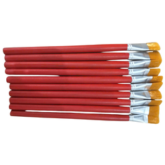 Combo 10 Cọ Chổi Cước Cán Đỏ Size Đại - Quét Keo Phủ và Vệ Sinh Tiện Lợi, Sản Phẩm Văn Phòng Phẩm Chất Lượng Cao