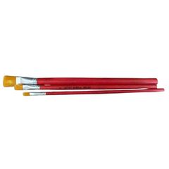 Bộ 3 Cọ Chổi Cước Cán Đỏ - Quét Keo Phủ, Vệ Sinh Dặm Vàng Siêu Tiện Lợi cho Văn Phòng và Gia Đình
