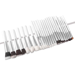 Combo 25 Cọ Chổi Trang Điểm Vẽ Keo Vệ Sinh - Đầu Lông Mềm, Cán Gỗ Bọc Sắt Chắc Chắn - Dụng Cụ Họa Sĩ Chất Lượng Cao