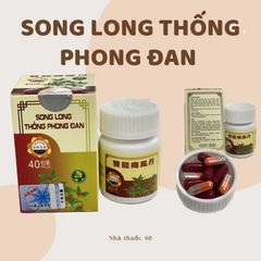 Viên Uống Hỗ Trợ Xương Khớp Song Long Thống Phong Đan - Giảm Đau Nhức, Tê Mỏi, Dễ Dàng Vận Động - Hàng 2 Tem Chính Hãng
