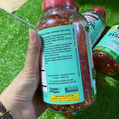 Dầu Cá Alaska Hoang Dã Kirkland Signature 1400mg 230 Viên - Omega-3 Tự Nhiên, Chất Lượng Cao, Bảo Vệ Môi Trường