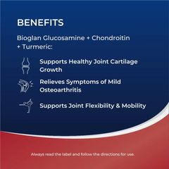 Bioglan Glucosamine + Nghệ 750g - Hỗ Trợ Giảm Đau Viêm Khớp, Tái Tạo Mô Sụn, Sản Phẩm Từ Úc Cho Sức Khỏe Khớp Tối Ơi