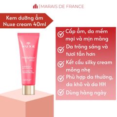 Kem Dưỡng Ẩm Nuxe Prodigieuse Boost Silky Cream 40ml – Dưỡng Sáng, Căng Mịn, Giảm Lão Hóa Da, Giải Pháp Cho Làn Da Rạng Rỡ