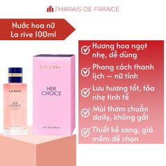 Nước Hoa Nữ La Rive Her Choice Eau de Parfum 90ml – Hương Ngọt Trẻ Trung, Văn Phòng Hay Đi Chơi, Dung Tích Lớn