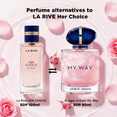 Nước Hoa Nữ La Rive Her Choice Eau de Parfum 90ml – Hương Ngọt Trẻ Trung, Văn Phòng Hay Đi Chơi, Dung Tích Lớn