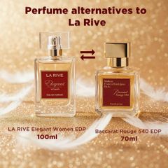 Nước Hoa Nữ La Rive Elegant Eau de Parfum 90ml - Hương Hoa Cỏ Tươi Mát, Thanh Lịch, Dễ Dùng Hằng Ngày