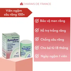 Viên Ngậm Hỗ Trợ Răng Miệng Cho Bé – Dạng Nhai Dễ Dùng, Hộp 100 Viên, Vị Thanh Nhẹ