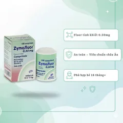 Viên Ngậm Hỗ Trợ Răng Miệng Cho Bé – Dạng Nhai Dễ Dùng, Hộp 100 Viên, Vị Thanh Nhẹ