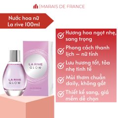 Nước Hoa Nữ La Rive Glow Eau de Parfum 90ml - Hương Ngọt Dịu Tươi Sáng, Sang Trọng, Dễ Dùng Hằng Ngày