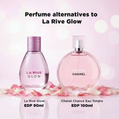 Nước Hoa Nữ La Rive Glow Eau de Parfum 90ml - Hương Ngọt Dịu Tươi Sáng, Sang Trọng, Dễ Dùng Hằng Ngày