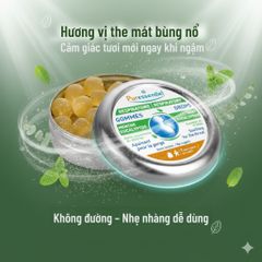Kẹo ngậm thảo mộc Puressentiel Respiratory 45g – Giải pháp giảm ho, rát họng, khàn tiếng tự nhiên không đường, thơm mát dễ chịu