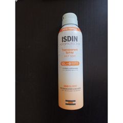 Xịt Chống Nắng ISDIN 250ml Transparent Spray Wet Skin SPF50 - Bảo Vệ Da Toàn Thân, Thẩm Thấu Nhanh, Dùng Được Khi Da Ướt