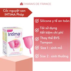 Cốc Nguyệt San Intima Cup Pháp - An Toàn, Tái Sử Dụng, Thân Thiện với Môi Trường - Giải Pháp Tiết Kiệm cho Kỳ Kinh Nguyệt