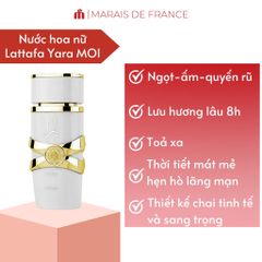 Nước Hoa Nữ Lattafa Yara Moi EDP 100ml - Hương Ngọt Ấm, Quyến Rũ, Sang Trọng, Phong Cách Ả Rập Hiện Đại