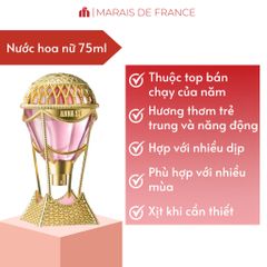 Nước Hoa Nữ Anna Sui Sky EDT 75ml - Hương Ngọt Ngào Quyến Rũ Với Bắp Rang Vani Và Hoa Tươi, Tester Chính Hãng, Phiên Bản Mới