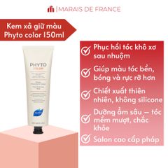Dầu Xả Dưỡng Tóc Nhuộm Phyto Color Protecting Mask 150ml - Bảo Vệ Màu & Tóc Mềm Mượt, Chiết Xuất Thiên Nhiên Từ Pháp