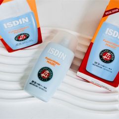 Kem Chống Nắng Isdin Fusion Water Magic Roland Garros SPF50 - Dưỡng Ẩm, An Toàn Cho Da Nhạy Cảm và Da Dầu, Phiên Bản Giới Hạn 50ml