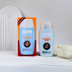 Kem Chống Nắng Isdin Fusion Water Magic Roland Garros SPF50 - Dưỡng Ẩm, An Toàn Cho Da Nhạy Cảm và Da Dầu, Phiên Bản Giới Hạn 50ml