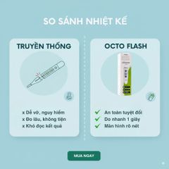 Nhiệt Kế Hồng Ngoại Điện Tử Pass Octo Flash Đo Trán - Đo Nhanh 1 Giây, Màn Hình LED Rõ Ràng, An Toàn và Chính Xác cho Gia Đình, Trẻ Em